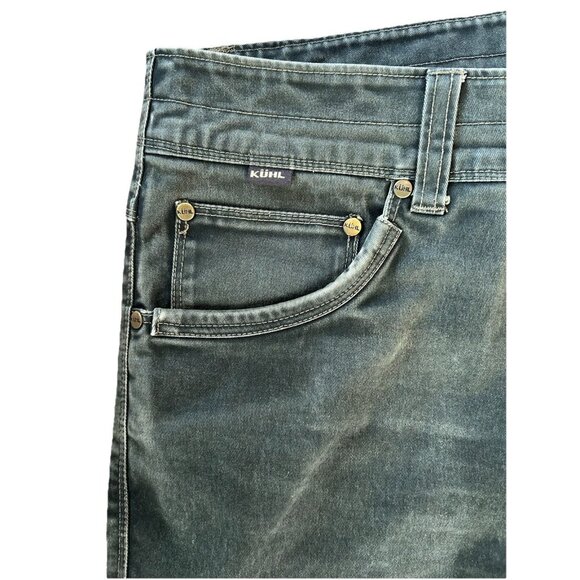 Kuhl Rydr Pants Mens 38x30 Black Stretch Cotton Rugged Outdoor Hiking Workwear - Picture 5 of 15